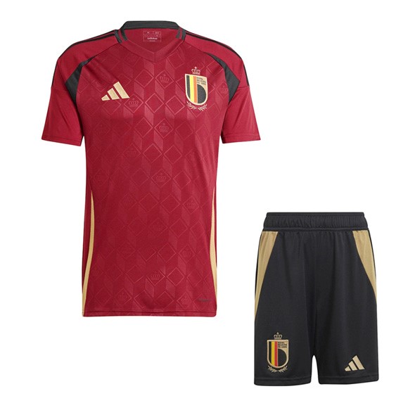 Camiseta Bélgica Replica Primera Ropa Niño 2024